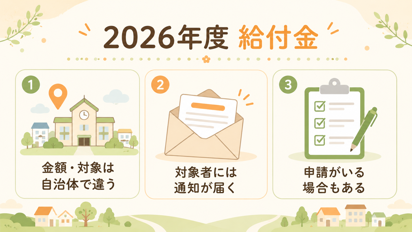 【2026年度】住民税非課税世帯の給付金｜高齢の親は対象?届いたらどうする?家族の確認ガイド