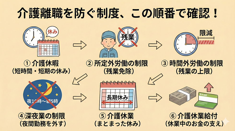 介護離職　防ぐ　制度