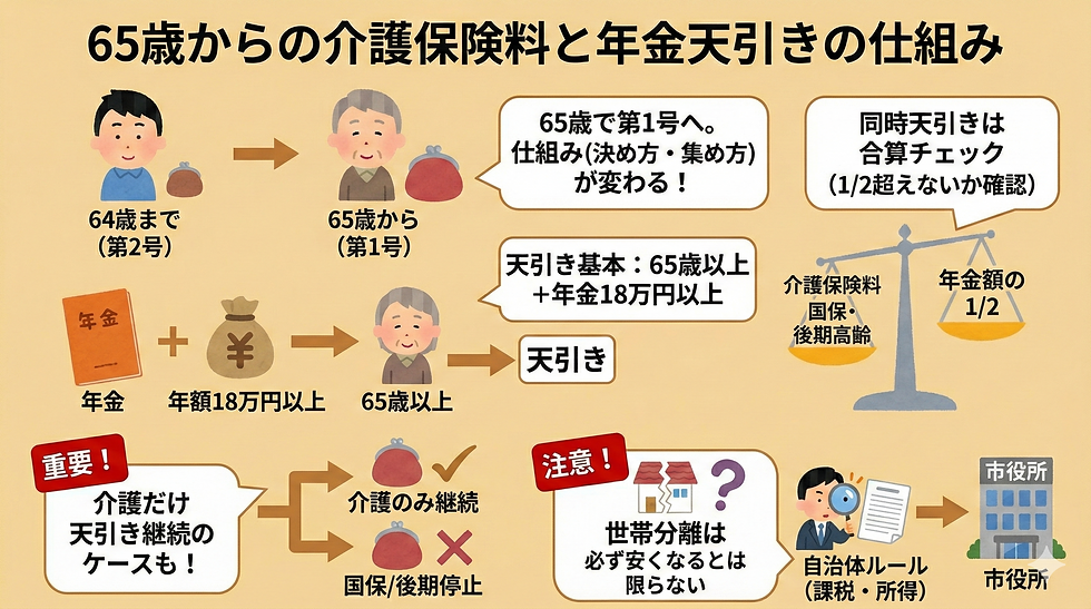 介護保険料と年金天引き